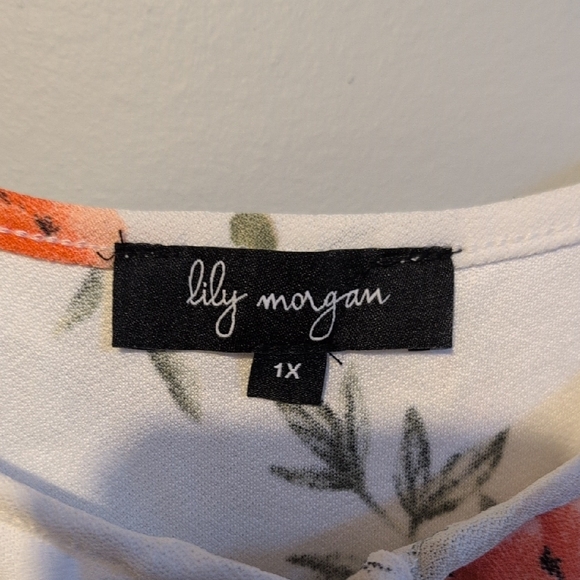 Floral Ruffle Cold Shoulder Blouse - Picture 6 of 7